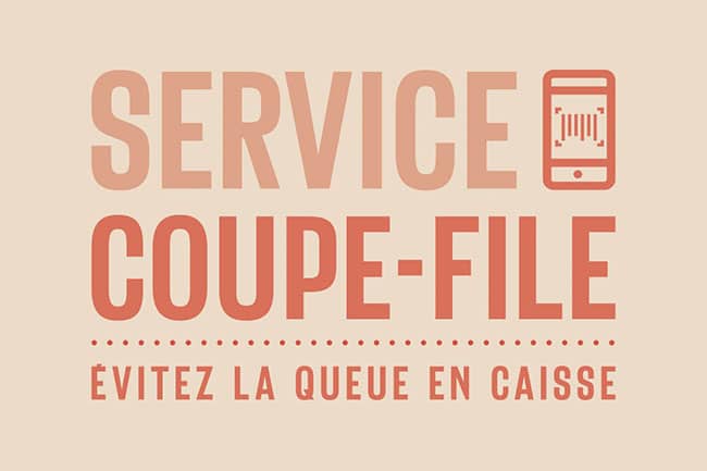 Service coupe-file